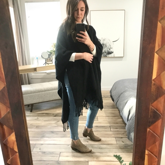 Indigo poncho - Picture 2 of 6